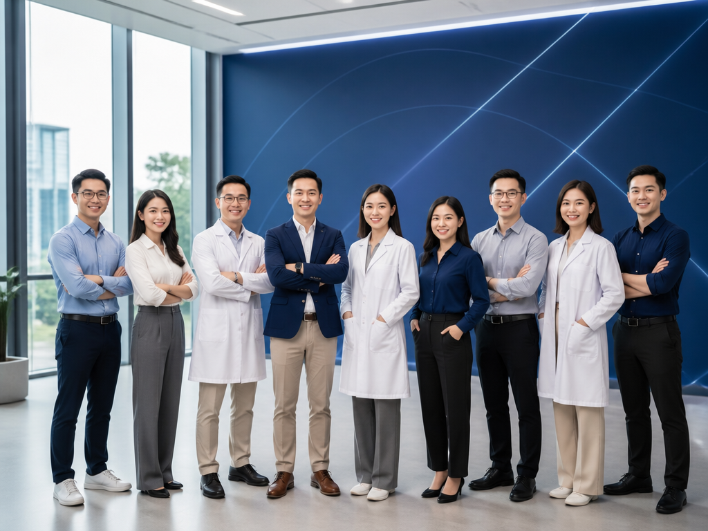 Đội ngũ MedX Solution — các chuyên gia công nghệ y tế và đội ngũ tư vấn phòng khám