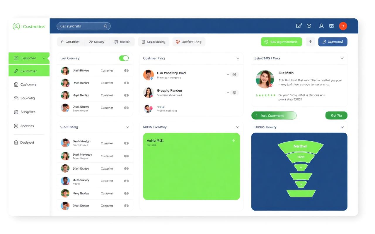 Giao diện chăm sóc khách hàng MedX CRM