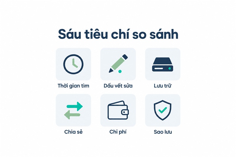 Sáu tiêu chí so sánh bệnh án giấy và bệnh án điện tử