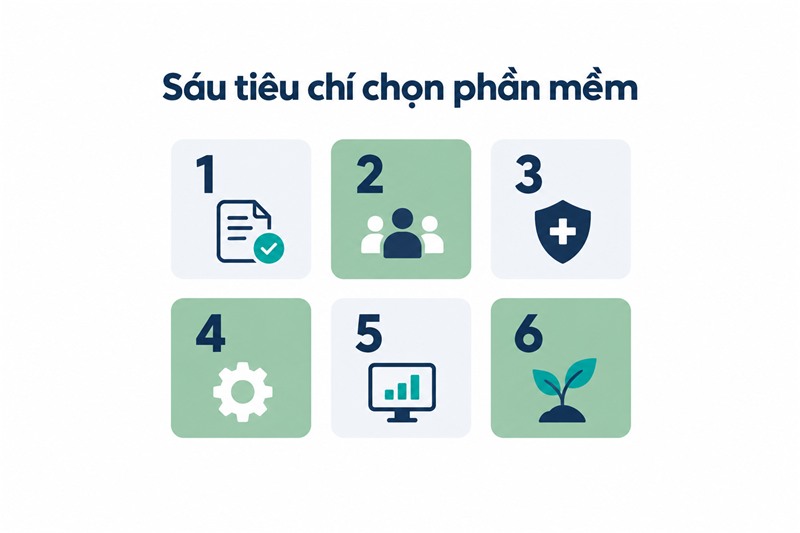 Sáu tiêu chí chọn phần mềm bệnh án điện tử cho phòng khám