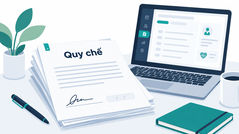 quy chế quản lý hồ sơ bệnh án điện tử đã ban hành tại phòng khám