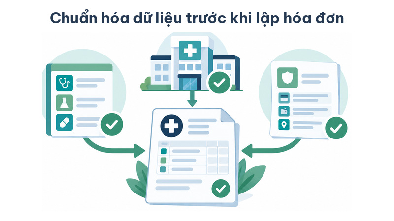 Những dữ liệu phòng khám cần chuẩn hóa trước khi sử dụng kết nối hóa đơn